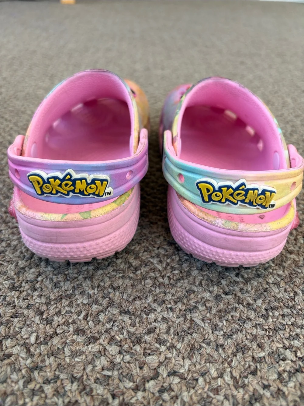 CROCS Kids Pink Yellow Pokémon Pikachu Clogs - Picture 9 of 12